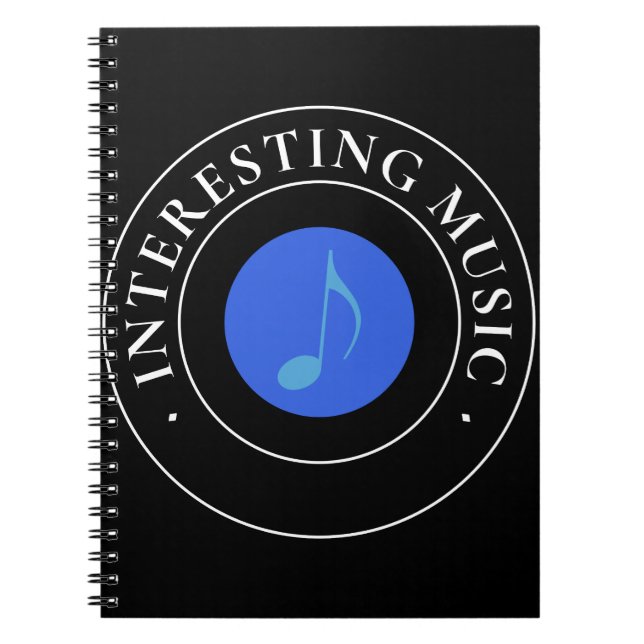 Interessante Musik Notizblock (Vorderseite)