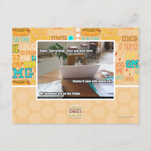 Interessante Websites Postkarte