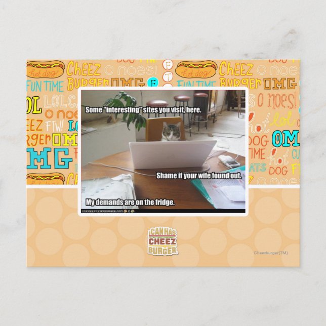 Interessante Websites Postkarte (Vorderseite)