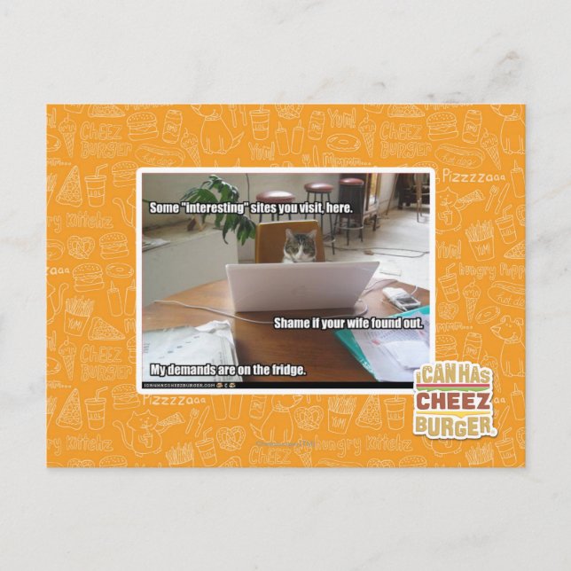 Interessante Websites Postkarte (Vorderseite)