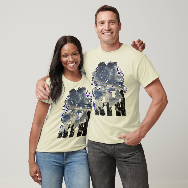 Interessanter Sky T-Shirt (Unisex)