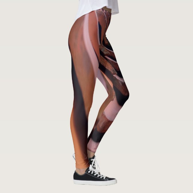 Interessantes Foto, Dachziegel mit Perspektive Leggings (Rechts)