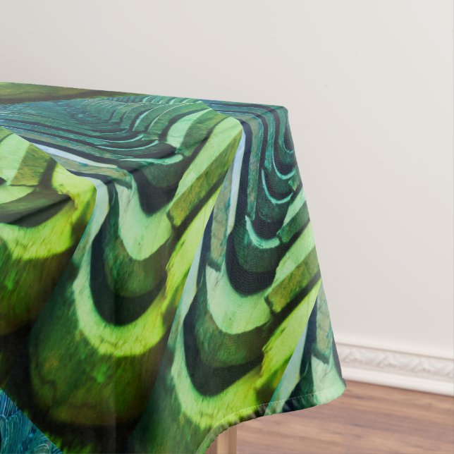 Interessantes Foto, Dachziegel mit Perspektive Tischdecke (Beispiel)