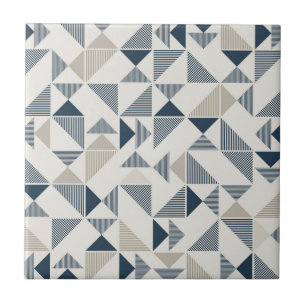 Interessantes geometrisches Design Fliese
