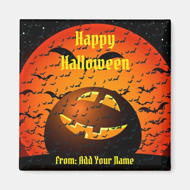 Interessantes Halloween-Geschenk Magnet (Vorne)