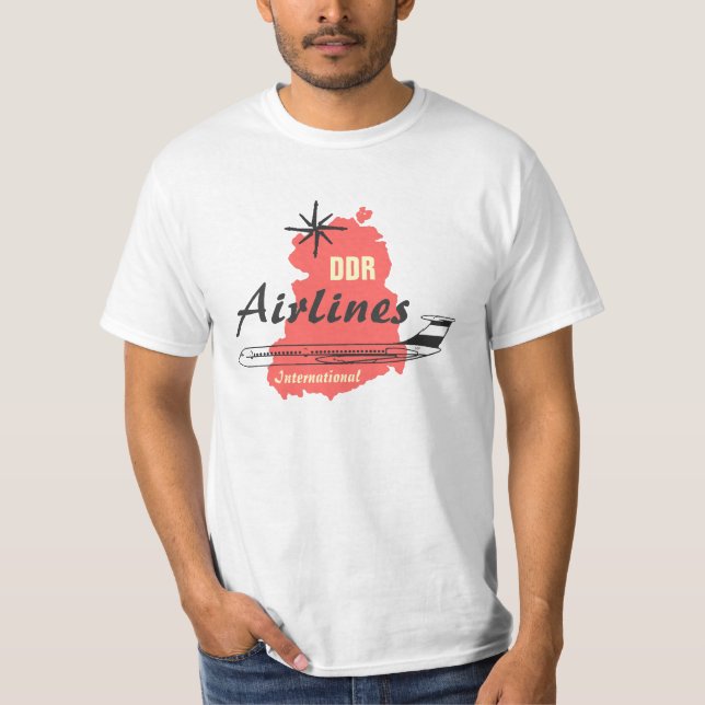 Interflug DDR T-Shirt (Vorderseite)