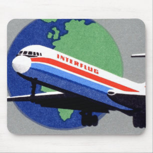 INTERFLUG - Nationale Fluglinie von DDR, Mousepad