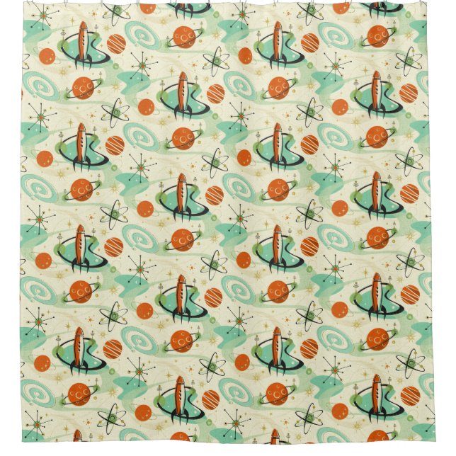 Intergalactic Abstract ©studioxtine Duschvorhang (Vorderseite)