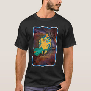 Intergalactic King Tut Cool Space Cartoon T-Shirt