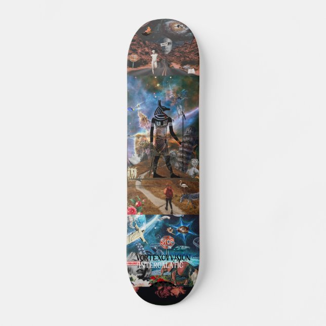Intergalaktisch/vortexovviv Skateboard (Vorderseite)