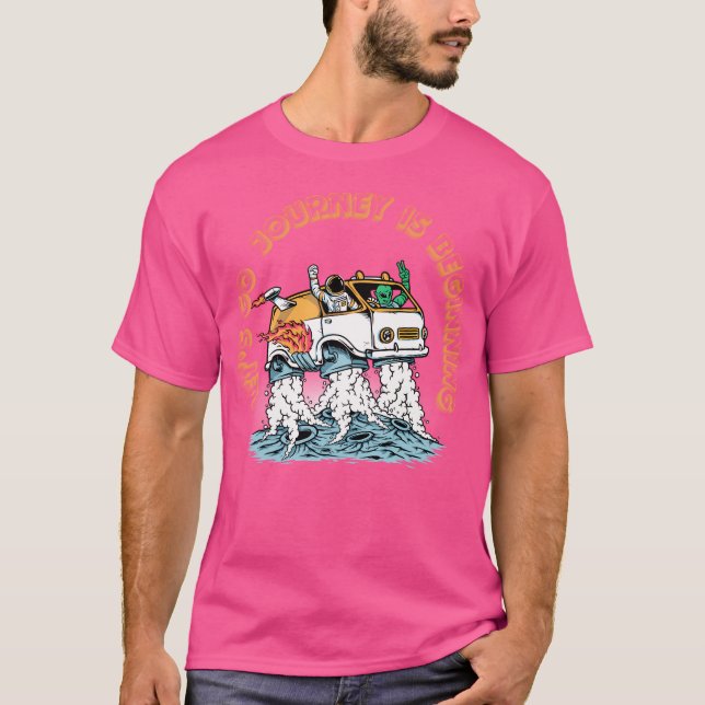 Intergalaktischer Bus T-Shirt (Vorderseite)