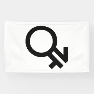 Intergender-Geschlechtssymbol Banner