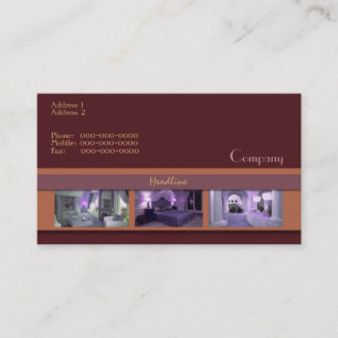Interieur Decorator Business Card Visitenkarte
