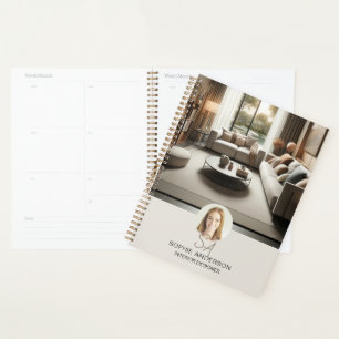 Interieur Designer Custom Monogram Beruflich Planer