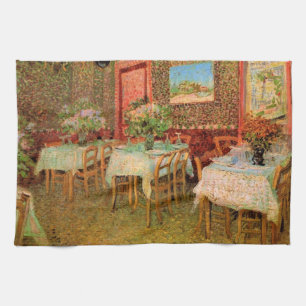 Interieur eines Restaurants von Vincent van Gogh Geschirrtuch