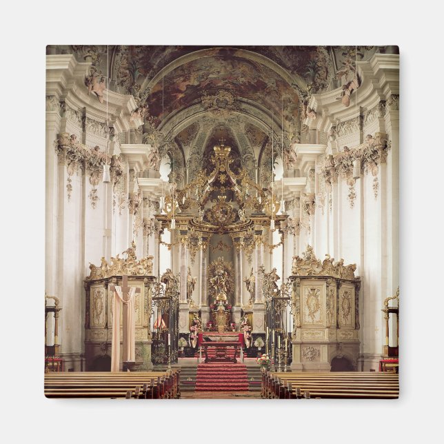 Interieur, entworfen von Balthasar Neumann 1734-54 Magnet (Vorne)