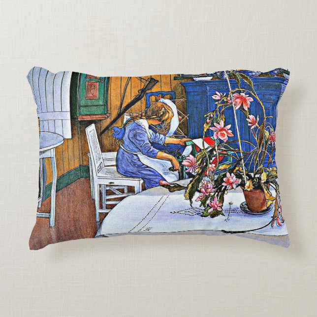 Interieur mit Kaktus, Kunst, Dekokissen (Vorderseite)