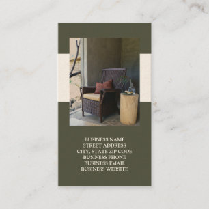 Interieur oder inszenieren von Visitenkarten Visitenkarte
