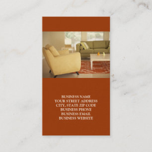 Interieur oder inszenieren von Visitenkarten Visitenkarte