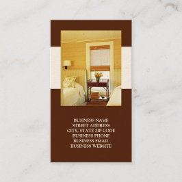 Interieur oder inszenieren von Visitenkarten Visitenkarte