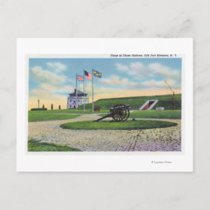 Interieur View Trade Room in Old French Postkarte