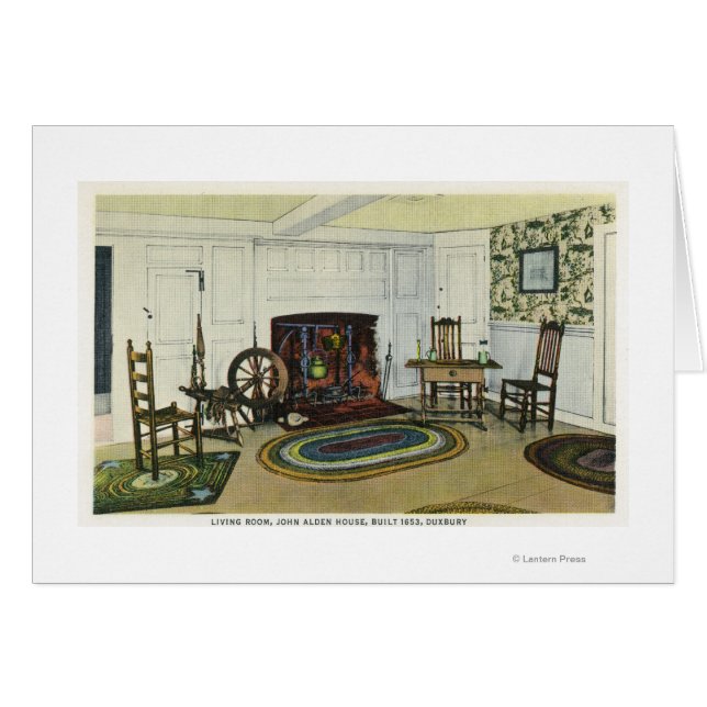 Interieur Wohnzimmer Aussicht auf den John Alden (Vorderseite (Horizontal))
