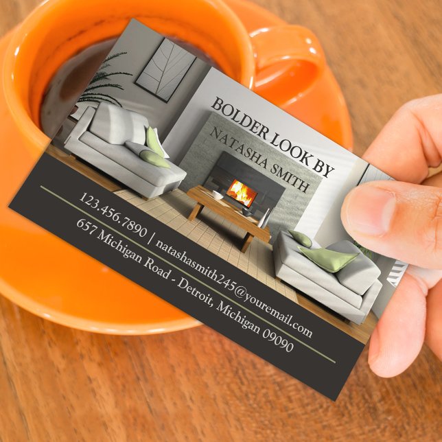 Interior Design Business Card Visitenkarte (Von Creator hochgeladen)