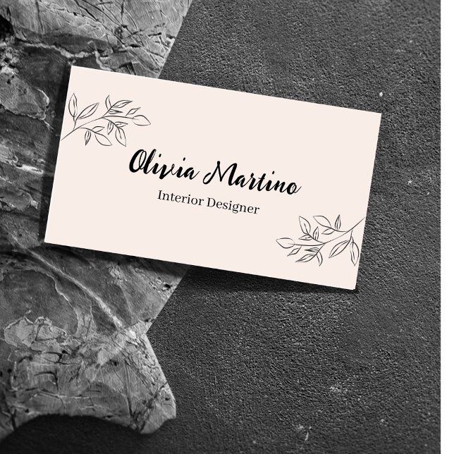 Interior Design Business Card Visitenkarte (Von Creator hochgeladen)