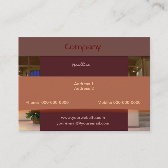 Interior Designer Business Card Visitenkarte (Vorderseite)