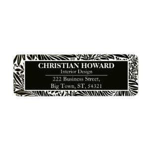 Interior Designer Elegant Black and White Pattern