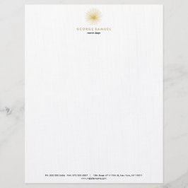 Interior Designer Vintage Modernist Logo Briefbogen