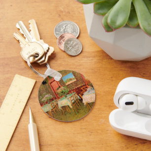 Interior of a Restaurant by Vincent van Gogh Schlüsselanhänger