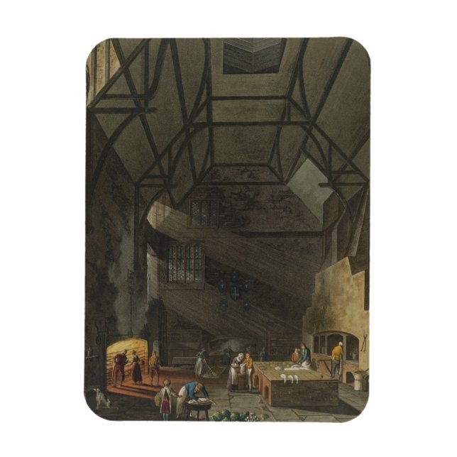 Interior of the Kitchen, Trinity Cambridg Magnet (Vertikal)