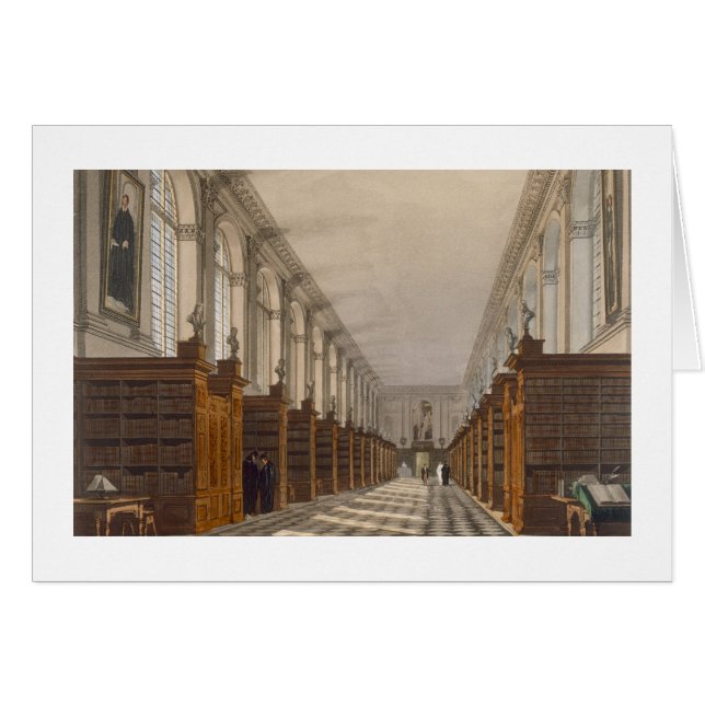 Interior of Trinity Uni Library, Cambridge, for (Vorderseite (Horizontal))