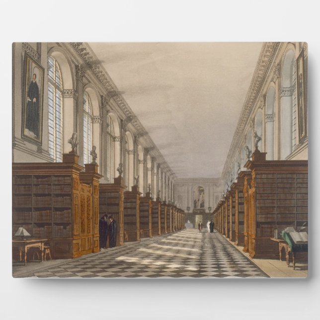 Interior of Trinity Uni Library, Cambridge, for Fotoplatte (Vorderseite)