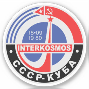 Interkosmos Aufkleber