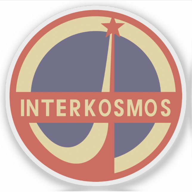 Interkosmos Aufkleber (Vorderseite)