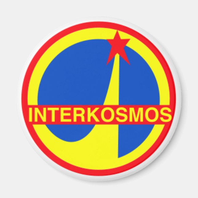Interkosmos, kommunistisches Raumfahrtprogramm der Magnet (Vorne)