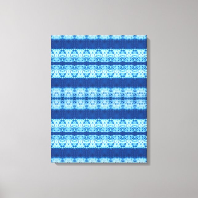 Interlace Shibori Leinwanddruck (Vorderseite)
