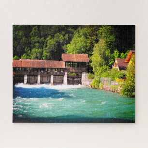 Interlaken in der Schweiz Puzzle