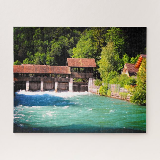 Interlaken in der Schweiz Puzzle (Horizontal)