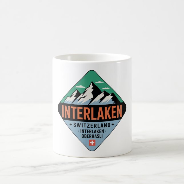 Interlaken Schweiz Berg Tasse (Mittel)