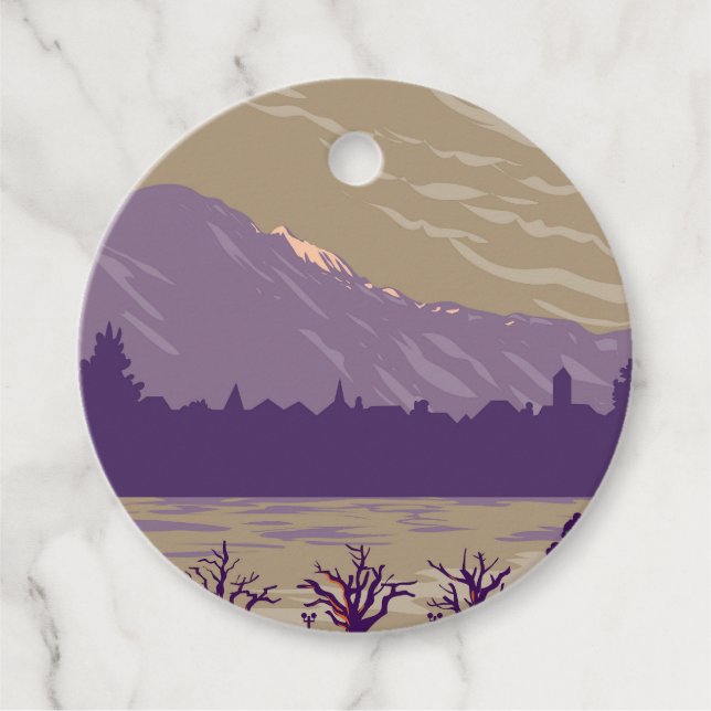 Interlaken Schweiz Geschenkanhänger (Vorderseite)