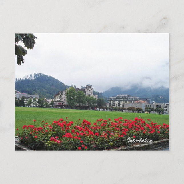 Interlaken, Schweiz Postkarte (Vorderseite)