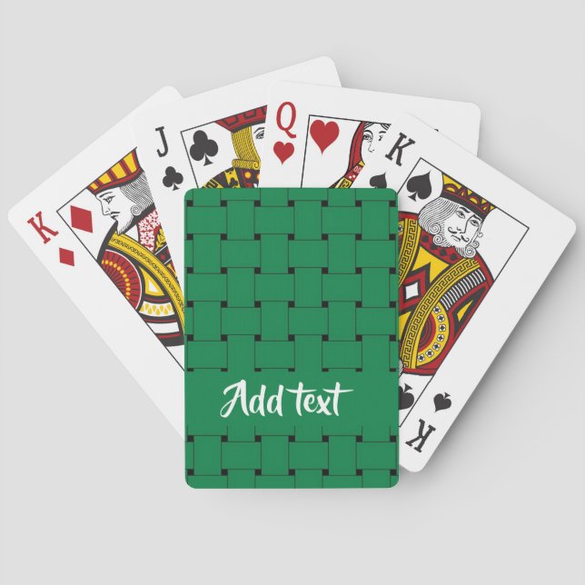 Interlapping-Muster Spielkarten (Rückseite)