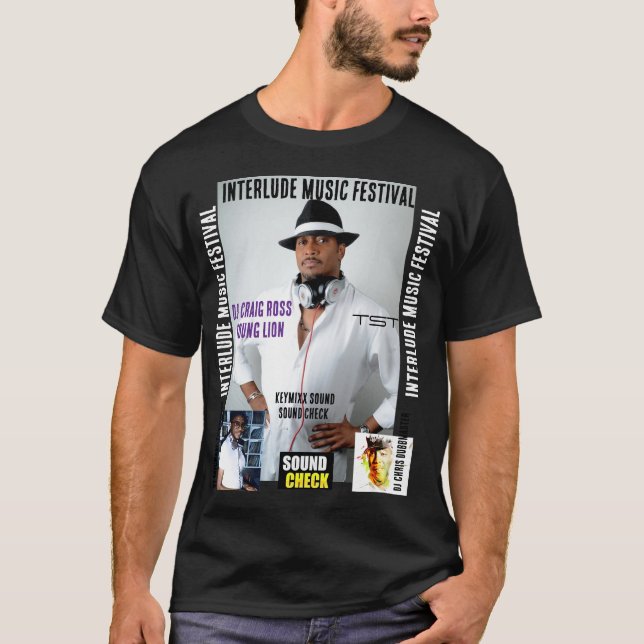 INTERLLUDE MUSIC FESTIVAL Basic Dark T - Shirt (Vorderseite)