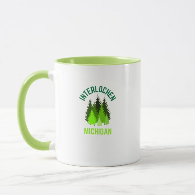Interlochen Michigan Heimat Kaffee Tasse (Links)