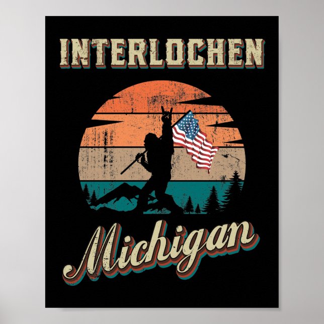 Interlochen Michigan Poster (Vorne)