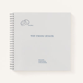 Interlocking Rings- Minimalist Union Notizbuch
