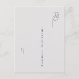 Interlocking Rings- Minimalist Witness Card Postkarte